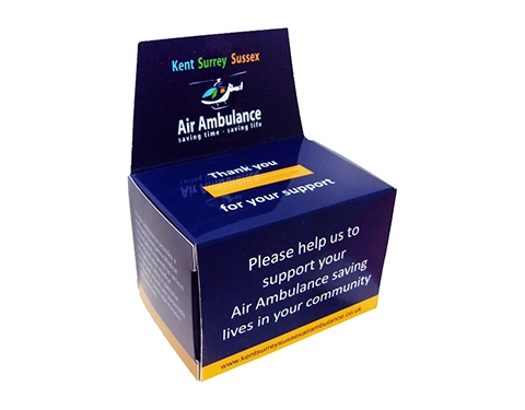 Small Flat Pack Charity Collection Box