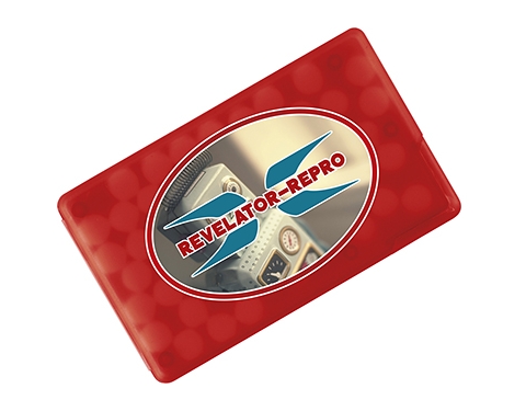 ColourBrite Credit Card Mints - Frosted Red
