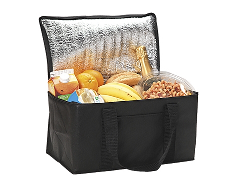 Summer Fresh 12 Can Foldable Eco-Friendly Cooler Bags - Black