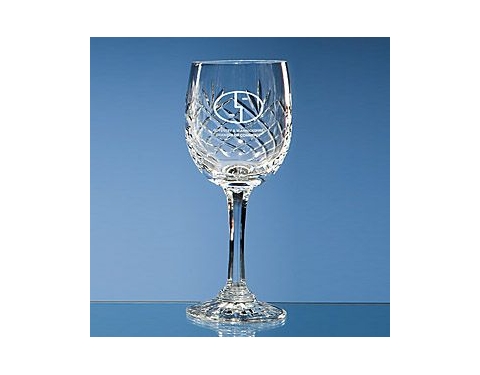 Gallery Lead Crystal Panel Red Wine Glass