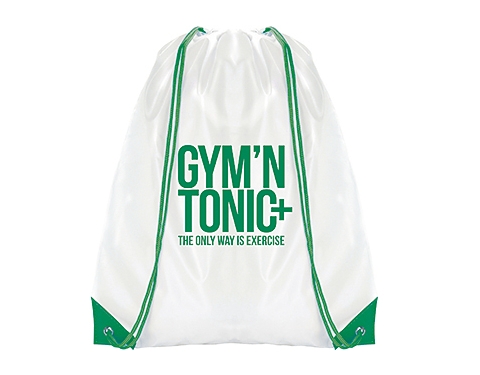 Essential Ice Budget Drawstring Bags - Green