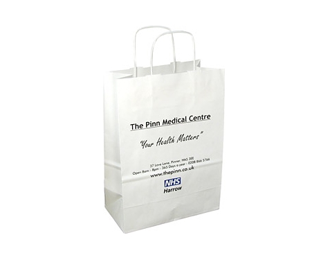 Medium Boutique Twist Handled Paper Carrier Bag