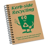 A6 Natural Recycled Spiral Bound Notepad