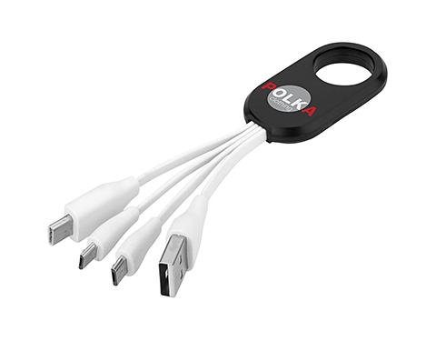 On The Go 4-in-1 USB Charging Cables