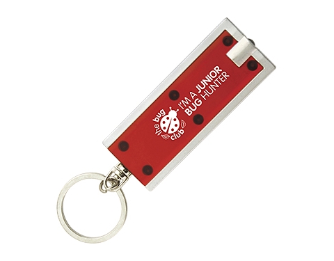 Beam LED Keyring Torches - Red