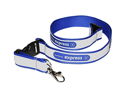 10mm Reflective Polyester Lanyards