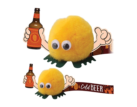 Beer Bottle Handholder Logo Bug