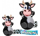 Card Head Cow Logo Bug