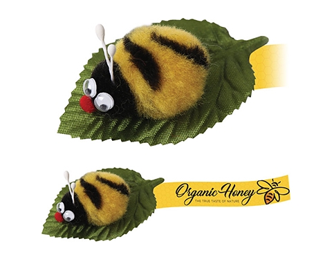 Leafy Bee Logo Bug