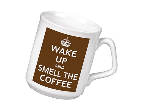 Wake Up & Smell The Coffee Keep Calm Mug
