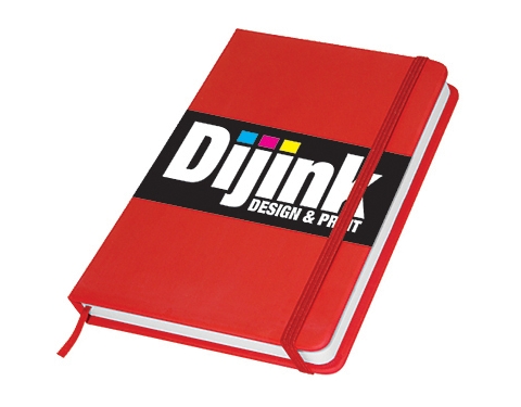 Shine A5 Soft Feel Notebooks - Red