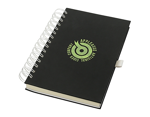 Orlando A5 Wiro Journal Notebooks - White