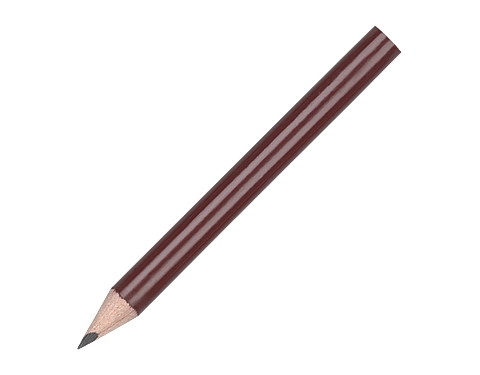 Mini Pencils Without Eraser - Burgundy