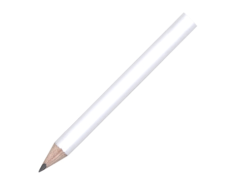 Mini Pencils Without Eraser - White