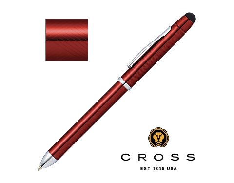 Cross TECH3+ Translucent Red Multi-Function Pen