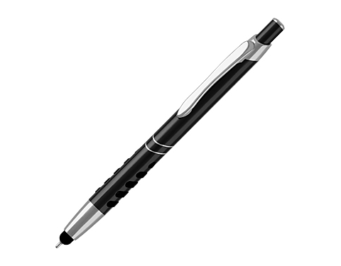Artemis Fine Roller Touch Metal Pens - Black