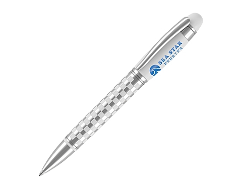 Chequers Metal Pen
