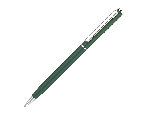 Cheviot Argent Slimline Metal Pens - Bottle Green