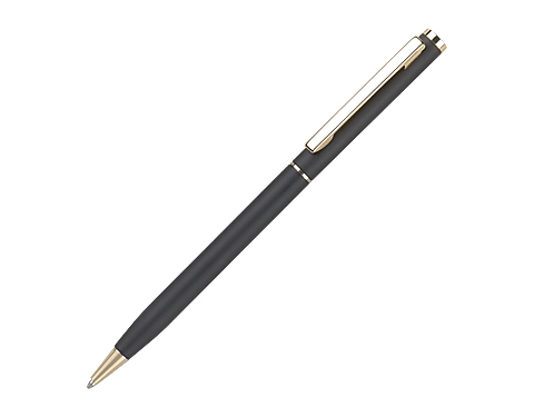 Cheviot Oro Slimline Metal Pens - Black