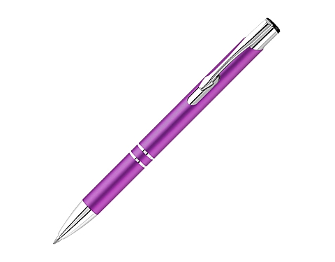 Electra Classic Satin Metal Pens - Purple