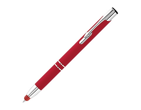 Electra Classic Soft Touch Metal Pens - Red