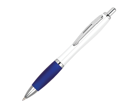 Contour Recycled Pens - Navy Blue