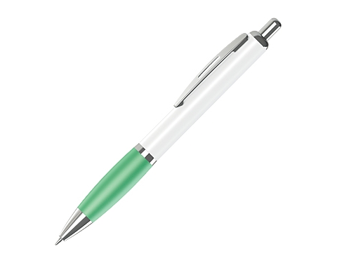 Promotional Contour Wrap Pens - Green