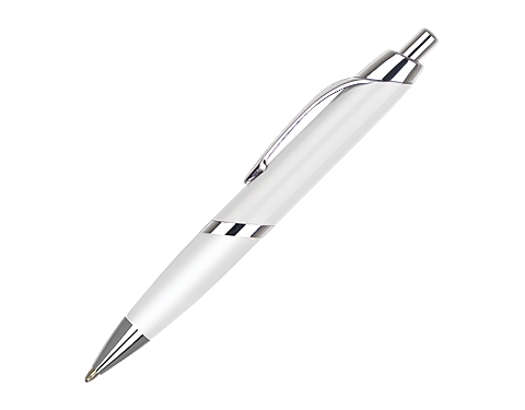 Branded Spectrum Max Pens - White