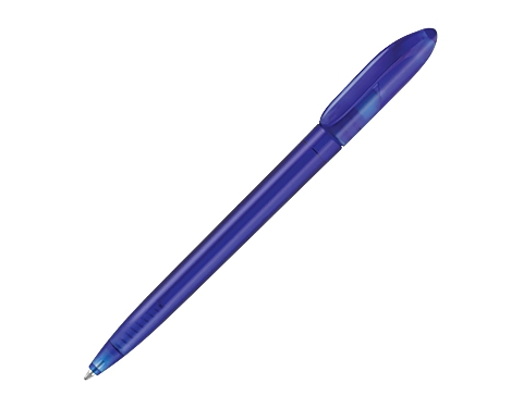 Branded SuperSaver Value Twist Frost Pens - Blue