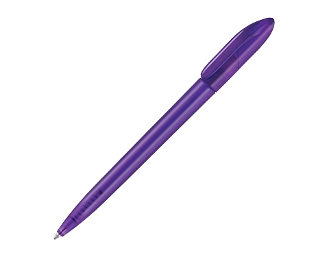 Printed SuperSaver Value Twist Frost Pens - Purple