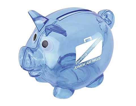 Piglet Mini Piggy Banks - Blue