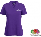 Fruit Of The Loom Women's Fit Polo - Coloured