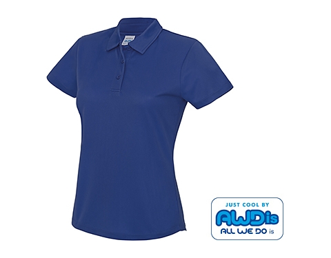 AWDis Women's Performance Polo Shirts - Royal Blue