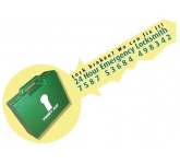 Key Shaped Fridge Magnets - Small