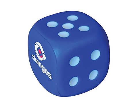 Dice Stress Toys - Numbered 2 To 6