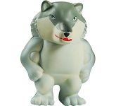 Wolf Mascot Stress Toy