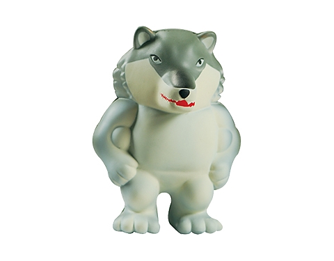 Wolf Mascot Stress Toy