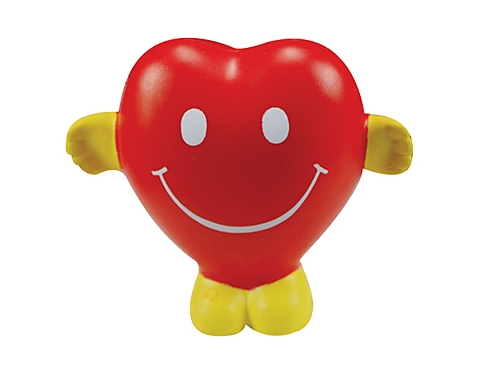 Smiley Heart Stress Toy