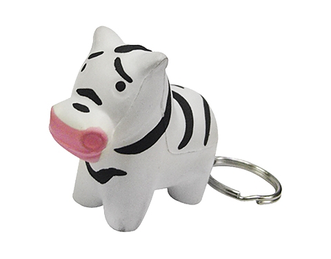 Zebra Keyring Stress Toy
