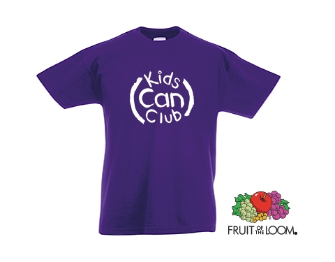 Fruit Of The Loom Value Weight Kids T-Shirt - Coloured