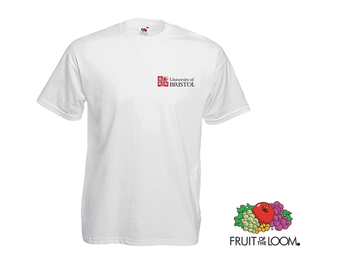 Fruit Of The Loom Value Weight T-Shirts - White