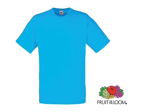 Fruit Of The Loom Value Weight T-Shirts - Azure Blue
