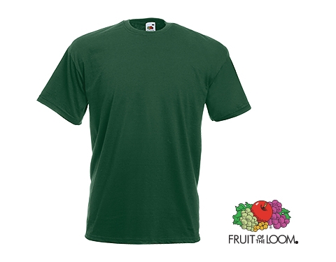 Fruit Of The Loom Value Weight T-Shirts - Bottle Green