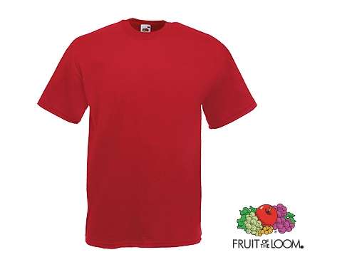 Fruit Of The Loom Value Weight T-Shirts - Brick Red