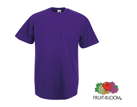 Fruit Of The Loom Value Weight T-Shirts - Purple