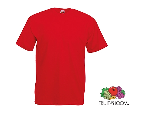 Fruit Of The Loom Value Weight T-Shirts - Red