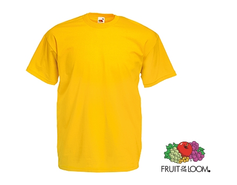 Fruit Of The Loom Value Weight T-Shirts - Sunflower