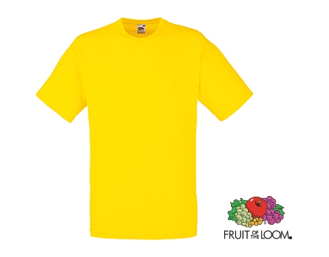 Fruit Of The Loom Value Weight T-Shirts - Yellow