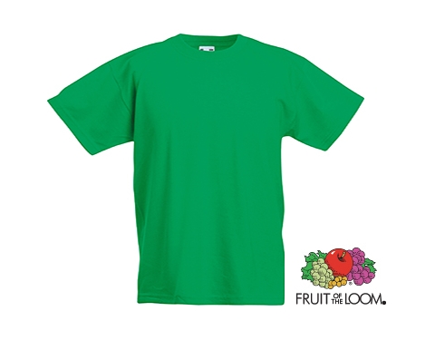 Fruit Of The Loom Value Weight Kids T-Shirts - Kelly Green