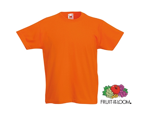 Fruit Of The Loom Value Weight Kids T-Shirts - Orange